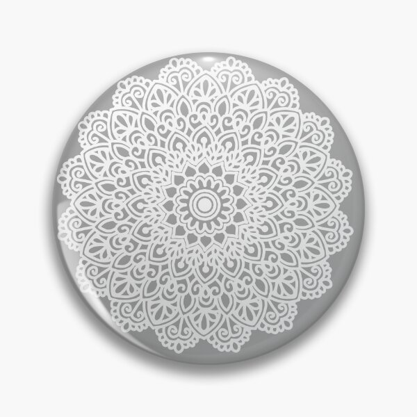Item preview, Grey Boho & Spiritual Mandala Design Illustration designed and sold by Moodyandmellow.