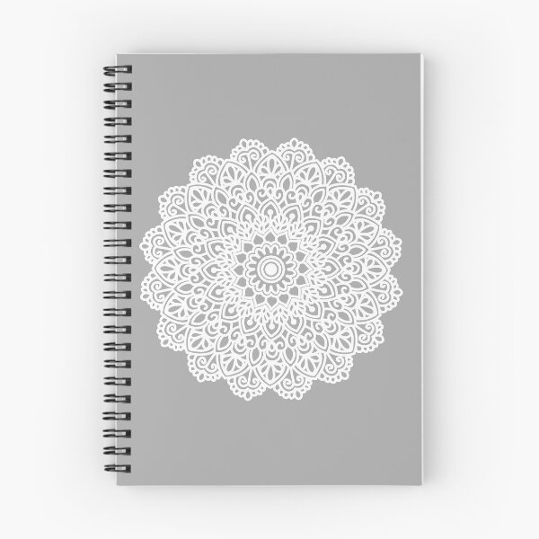Item preview, Grey Boho & Spiritual Mandala Design Illustration designed and sold by Moodyandmellow.