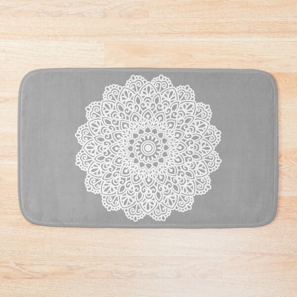 Item preview, Grey Boho & Spiritual Mandala Design Illustration designed and sold by Moodyandmellow.