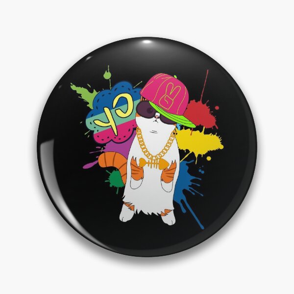 Item preview, Hip Hop Cat designed and sold by lulululupaint.