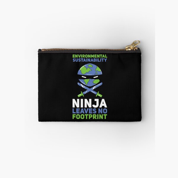 Item preview, Environmental Sustainability Ninja Leaves No Footprint designed and sold by Sandra78.