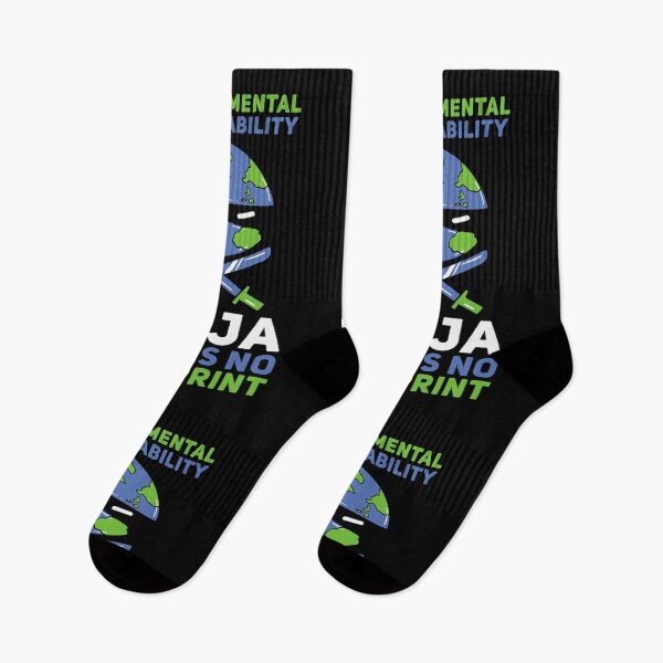 Item preview, Environmental Sustainability Ninja Leaves No Footprint designed and sold by Sandra78.