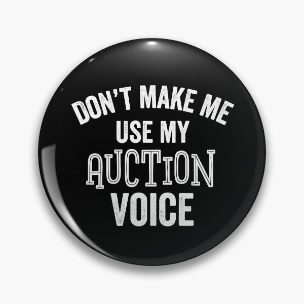 Item preview, Auction Voice Funny Auctioneer Bidding Bidder Gift designed and sold by carlhunt99.
