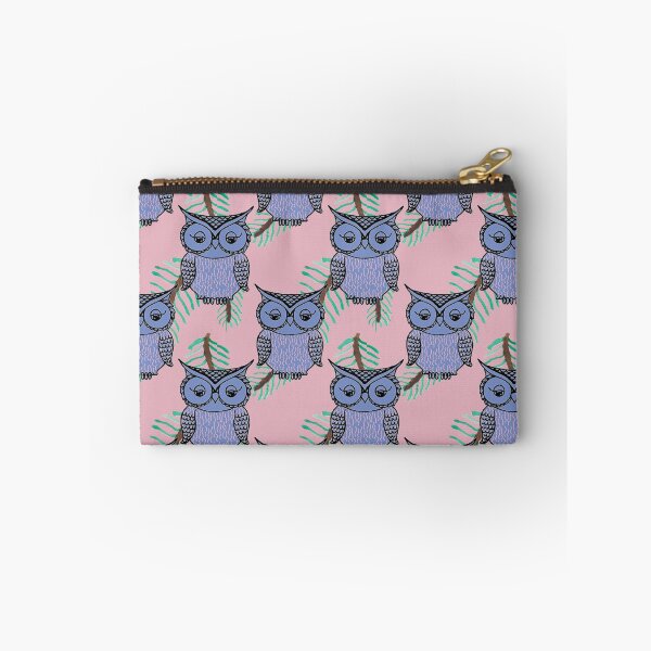 Item preview, Owl and leaves pink background designed and sold by Chelseanelson.