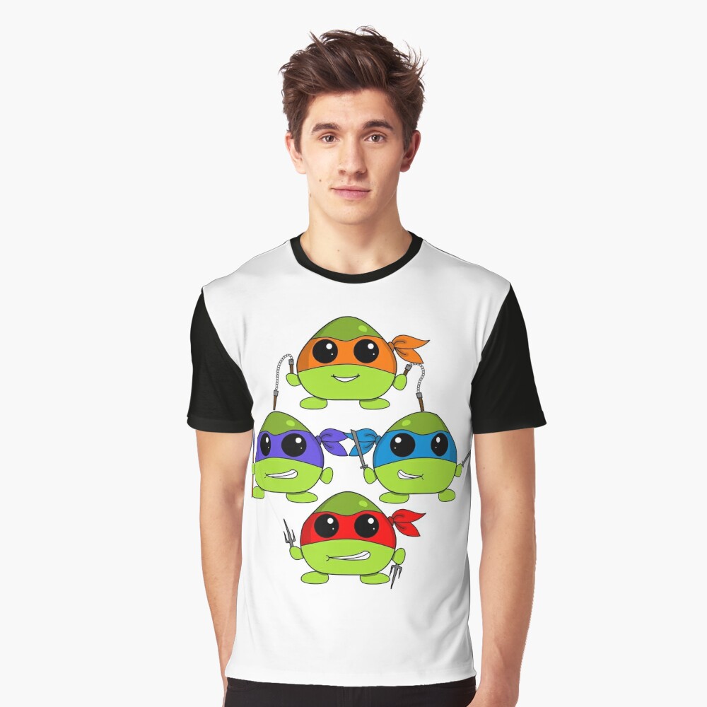 Cute Teenage Mutant Ninja Turtles Kids T-Shirt for Sale by kijkopdeklok