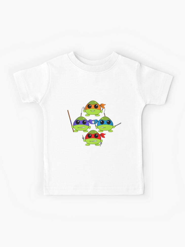 Cute Teenage Mutant Ninja Turtles Kids T-Shirt for Sale by kijkopdeklok