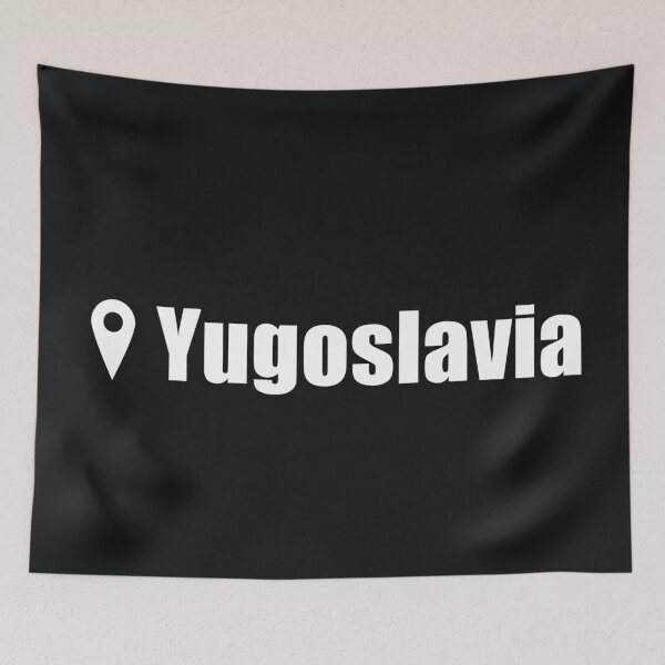 Aperçu de l'œuvre Localisation de la Yougoslavie créée et vendue par REApparelCo.