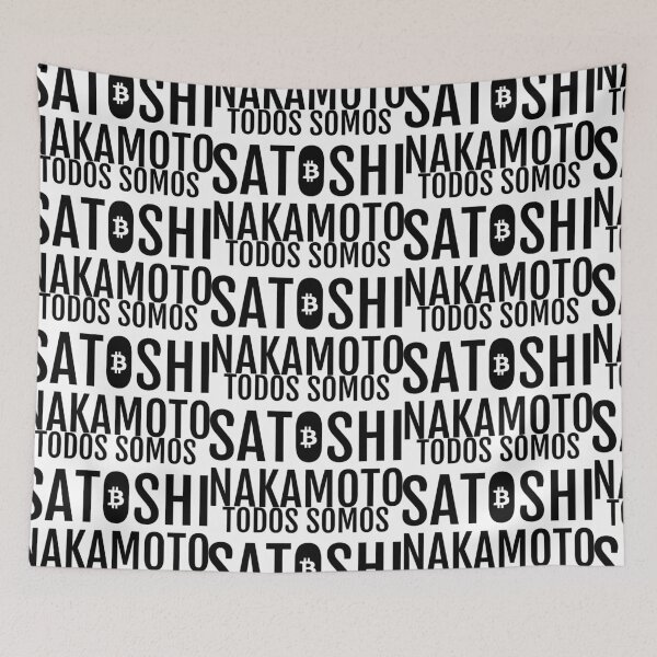 Item preview, Todos somos Satoshi Nakamoto designed and sold by TheBitcoinStore.