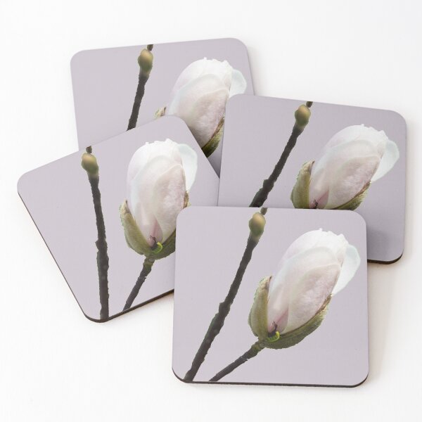 Item preview, White Merrill Loebner Magnolia Bud designed and sold by mljdwhite.