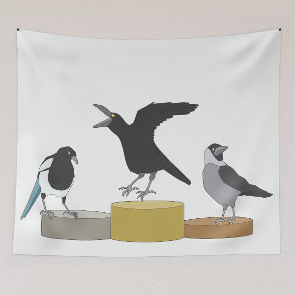 Item preview, Crowing - gold medallist crow designed and sold by colemanco.