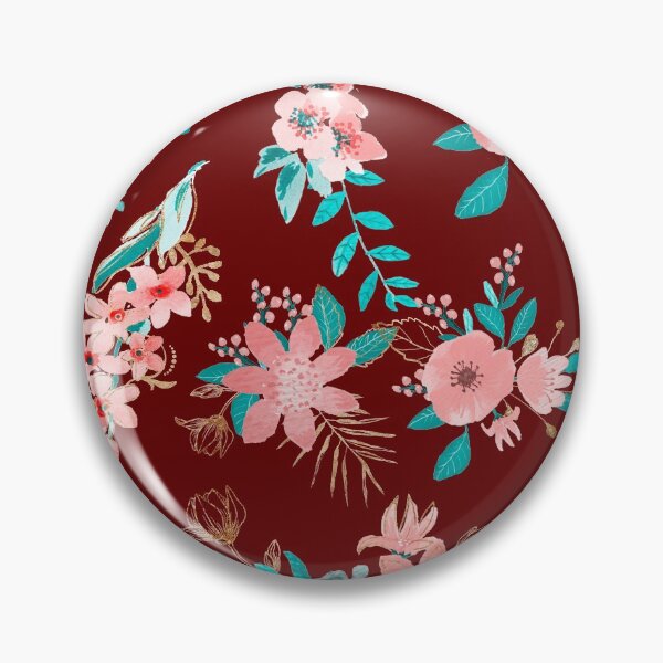 Item preview, Copy of Cute Pink and Green Flowers, Floral Pattern designed and sold by PinkLotusArt.
