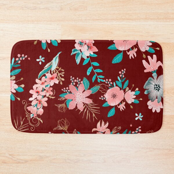 Item preview, Copy of Cute Pink and Green Flowers, Floral Pattern designed and sold by PinkLotusArt.