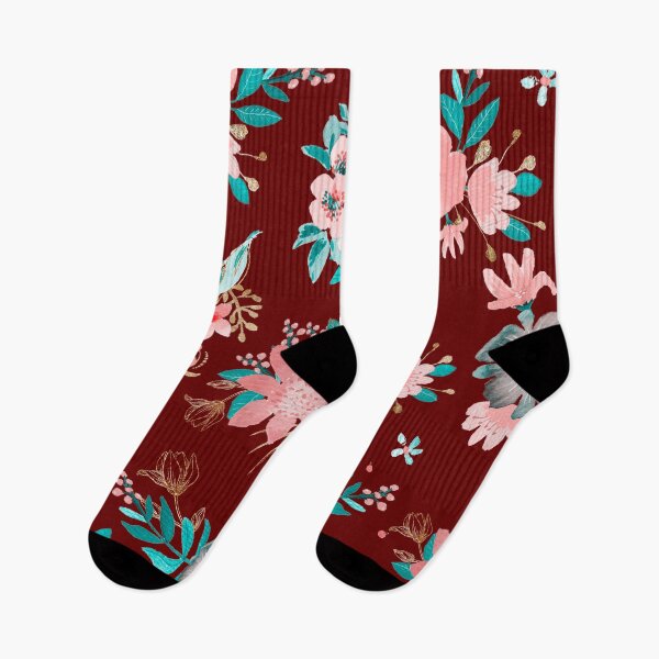 Item preview, Copy of Cute Pink and Green Flowers, Floral Pattern designed and sold by PinkLotusArt.