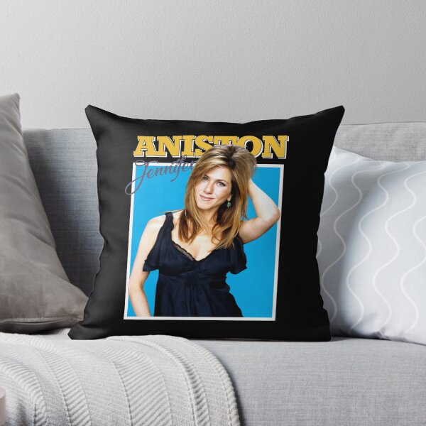 Pamer kelek kecing Jennifer Aniston Throw Pillow