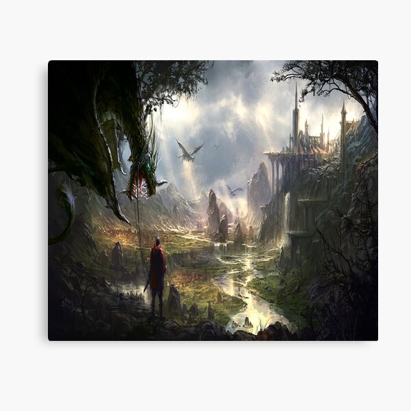 Elder Scrolls Canvas Print