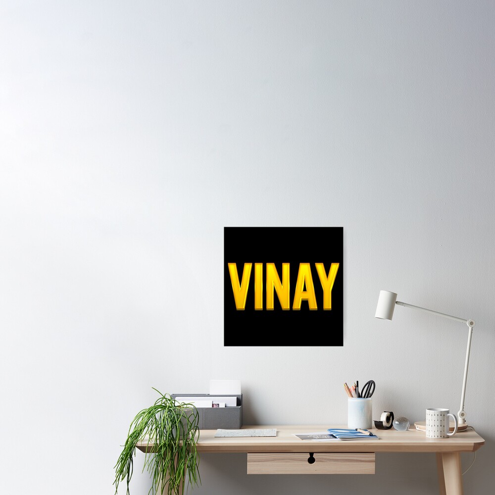 Buy DeStudio 'Vinay' Name Sticker (PVC Vinyl Film, 78 cm x 24 cm x 0.01)  Online at Low Prices in India - Amazon.in