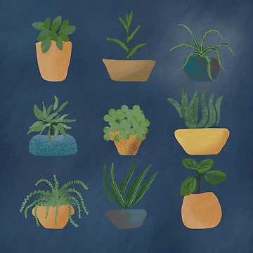 Artwork thumbnail, Plant Lover by pixiepatterns