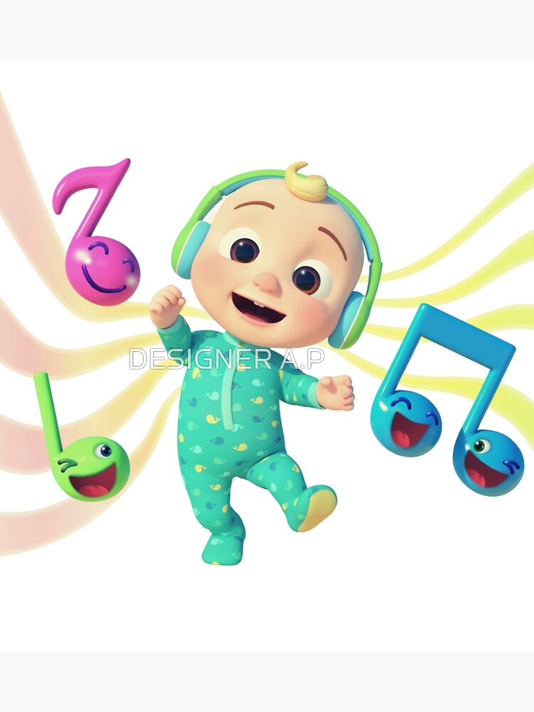 Cocomelon Musical Jj Sticker Cocomelon Nursery Rhymes Greeting Card By Sadek28 Redbubble