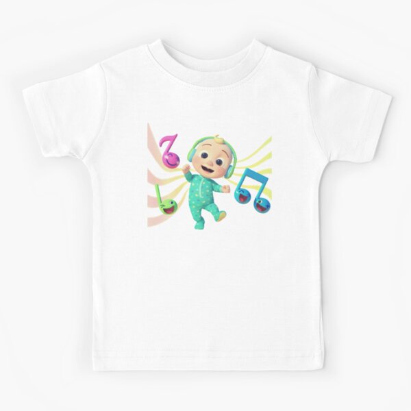 Cocomelon - Musical JJ Sticker, canciones infantiles de Cocomelon Camiseta para niños