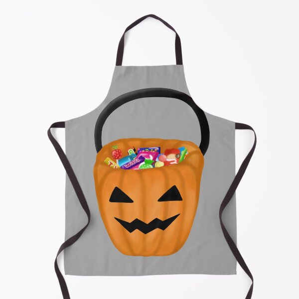 Item preview, Halloween Basket With Sweets Digital Art Drawing- grey background designed and sold by Arthemeral.
