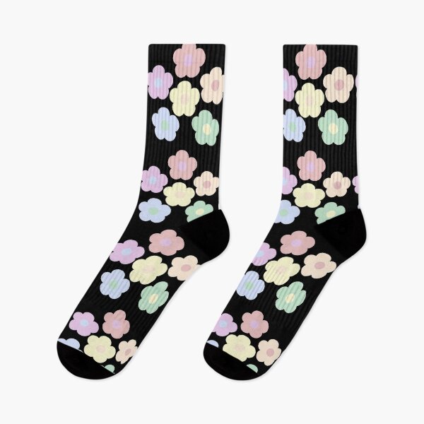 Item preview, Bib Flower of Bib Flowers in Pastel Colors on Black designed and sold by CottoVerdi.