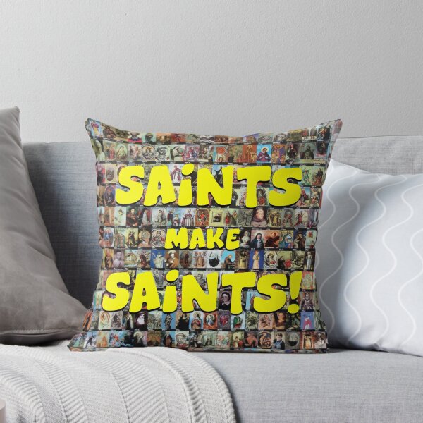 Item preview, Saints Make Saints! (square) designed and sold by The Catholic Religion Teacher Shop.