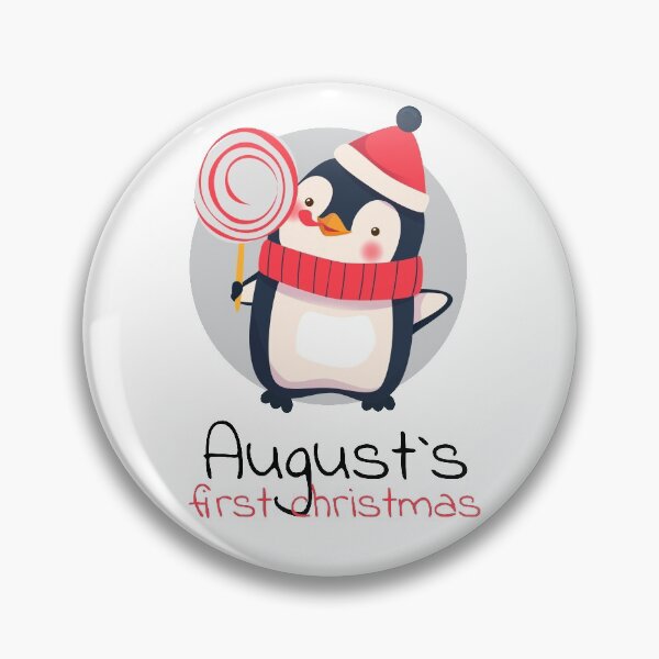 Item preview, Cute Christmas Present For Newborn August Because August loves Penguins designed and sold by Urosek.