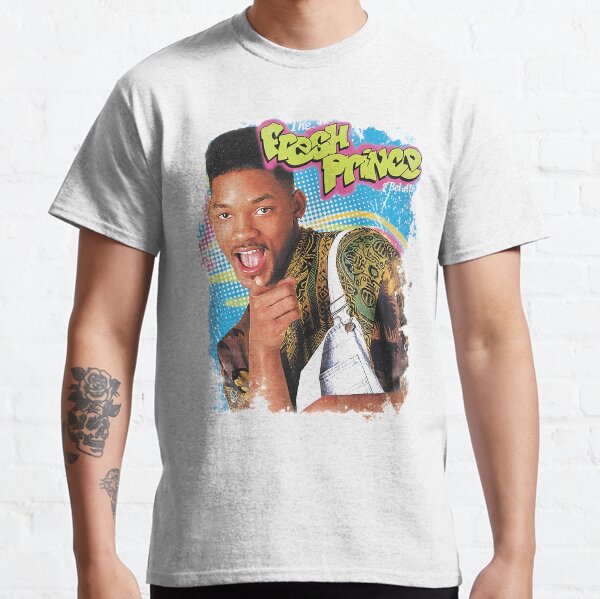 The Fresh Prince of Bel-Air White Gift For Fan, Gift T-Shirt For Women, Kids, Adults Men, Halloween day, Thanksgiving, Chritsmas day Classic T-Shirt