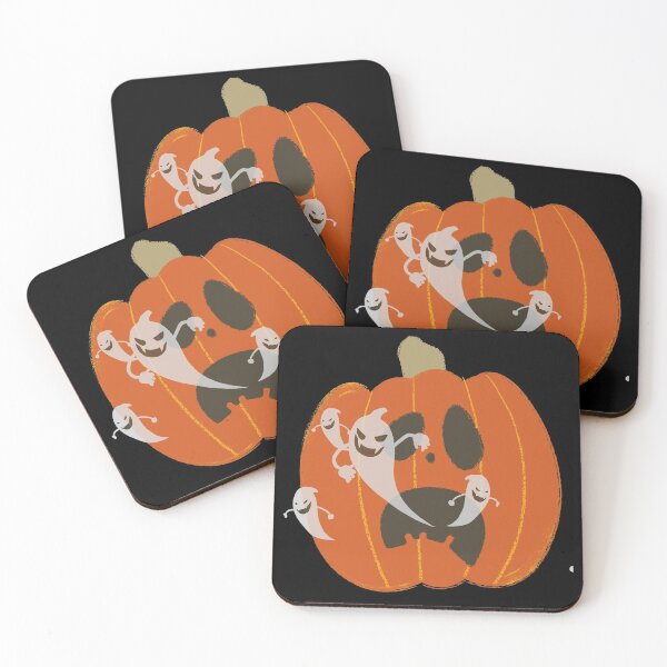 Item preview, Funny Halloween Pumpkin Eating Ghosts or Ghosts Eating Pumpkin  designed and sold by dreamofdenim.