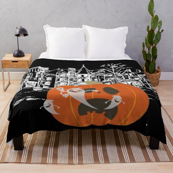 Item preview, Funny Halloween Pumpkin Eating Ghosts or Ghosts Eating Pumpkin  designed and sold by dreamofdenim.