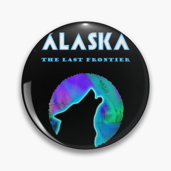 Item preview, Alaska The Last Frontier Crawling Wild Wolf designed and sold by aronia.