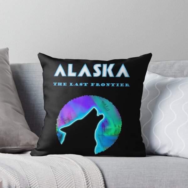 Item preview, Alaska The Last Frontier Crawling Wild Wolf designed and sold by aronia.