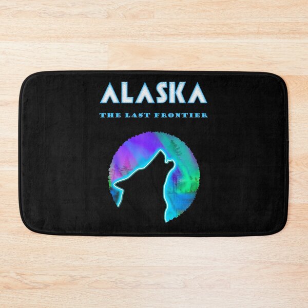 Item preview, Alaska The Last Frontier Crawling Wild Wolf designed and sold by aronia.