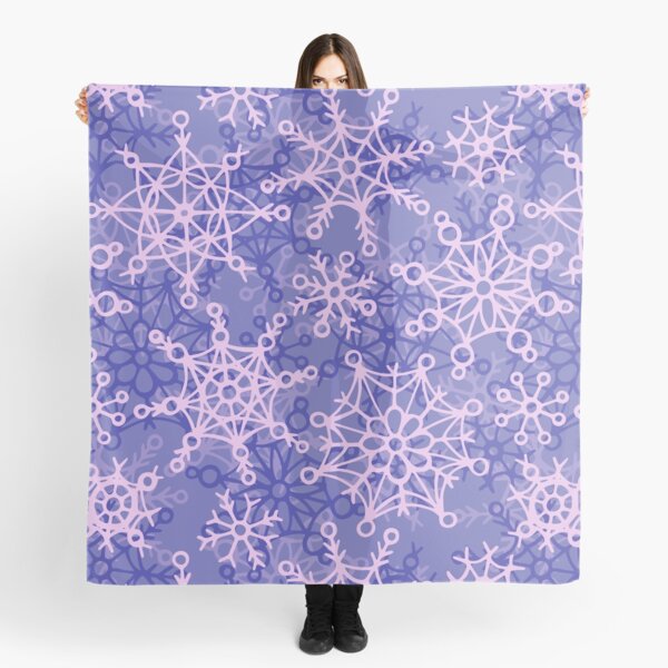 Snowflakes pattern Foulard