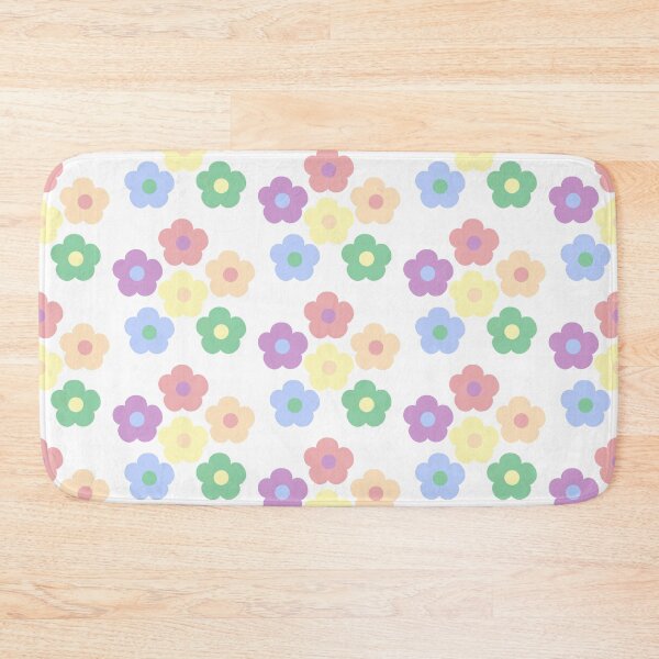 Item preview, Bib Flower of Bib Flowers in Pastel Retro Colors on White designed and sold by CottoVerdi.