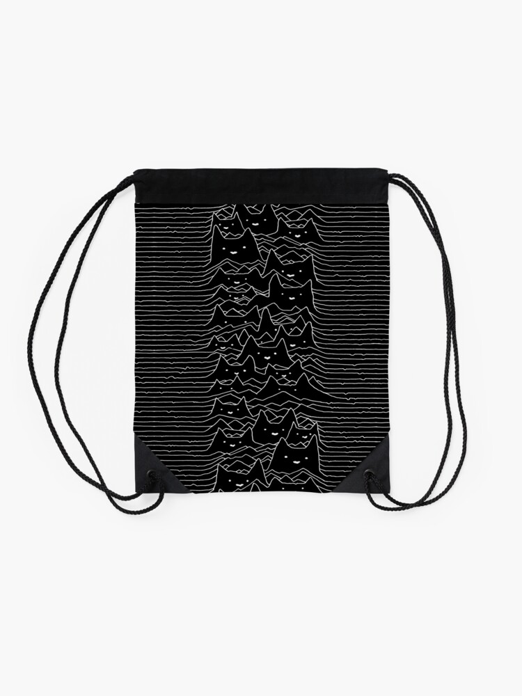 Thumbnail 2 of 3, Drawstring Bag, Furr Division Cat Shirt designed and sold by tobiasfonseca.