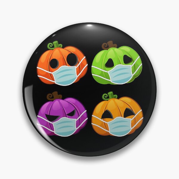 Item preview, Halloween Pumpkins Wearing Face Masks Group designed and sold by denisetees.