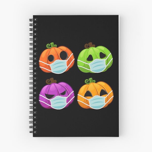Item preview, Halloween Pumpkins Wearing Face Masks Group designed and sold by denisetees.