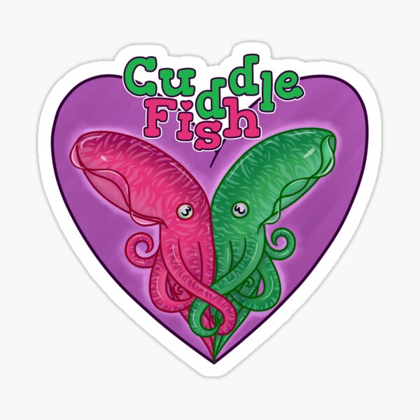 Cuddle Fish Sticker