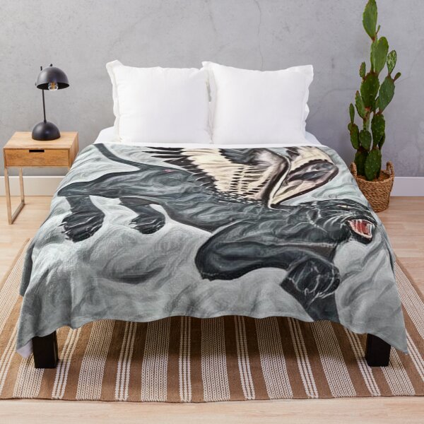 Item preview, Flying black panther designed and sold by polymathicbeast.