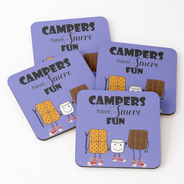 Item preview, Funny Campers have Smore Fun Smores Cartoon designed and sold by Nature's Fancy.