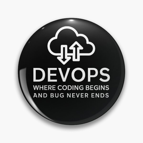 Item preview, Devops Where Coding Begins and Bug Never Ends designed and sold by aviationgeektee.
