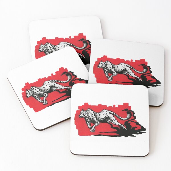 Cheetah Coasters (Set of 4)