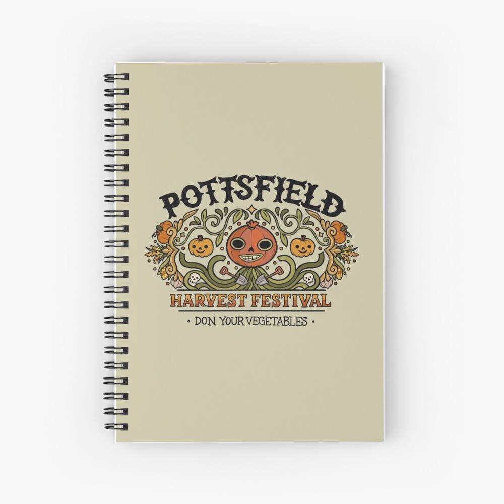 Pottsfield Harvest Festival Spiral Notebook