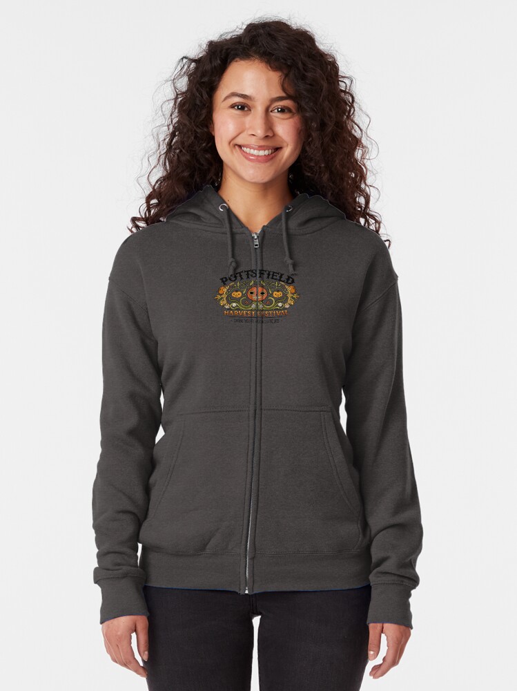 Alternate view of Pottsfield Harvest Festival Zipped Hoodie