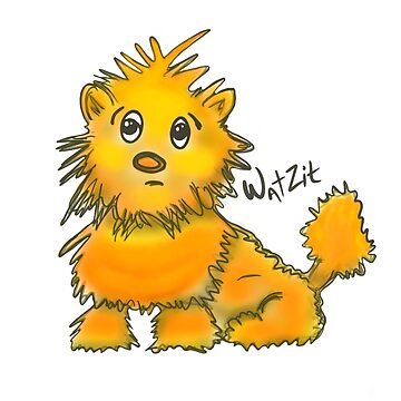 Artwork thumbnail, WatZit Enchanted Mythical Creature Yellow by HappigalArt