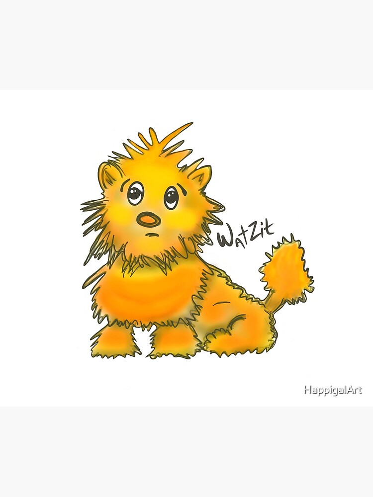 WatZit Enchanted Mythical Creature Yellow by HappigalArt