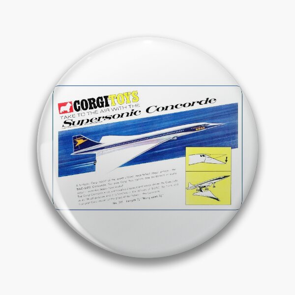 Item preview, SUPERSONIC CONCORDE - TOY PLANE ADVERT designed and sold by ThrowbackAds.