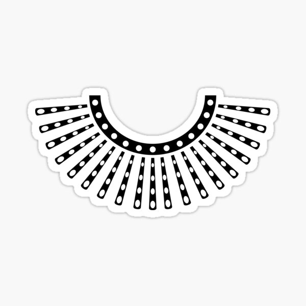 RBG Dissent Collar Sticker