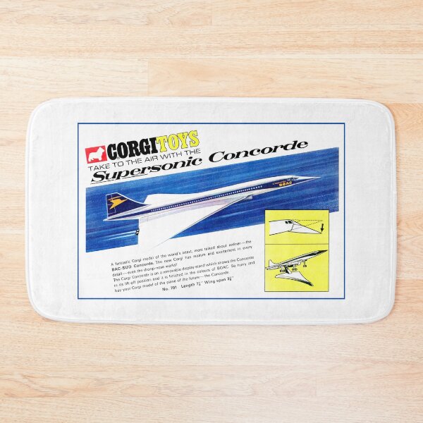 Item preview, SUPERSONIC CONCORDE - TOY PLANE ADVERT designed and sold by ThrowbackAds.